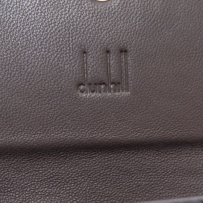 Calf Dunhill logo Card Case