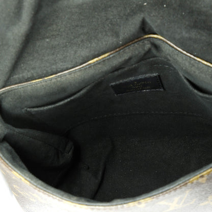 Louis Vuitton Locky Handbag Monogram Canvas With Leather Bb