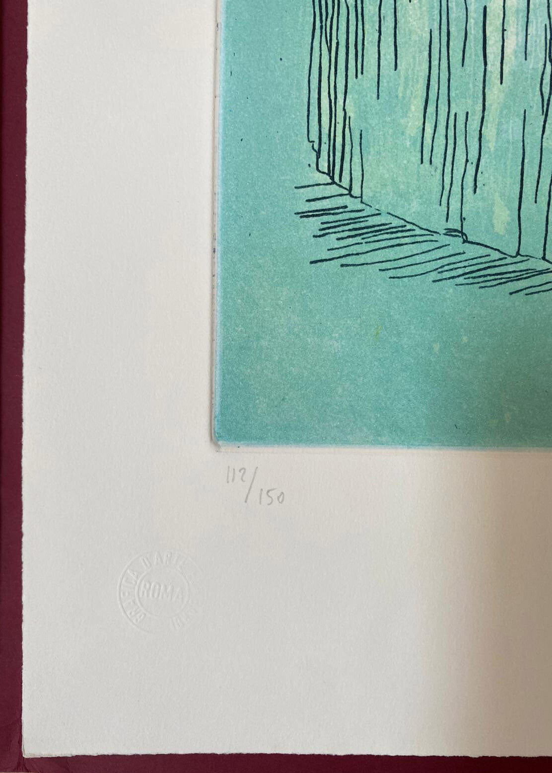 Man Ray Etching Hand Signed Rare Numbered Le Corbusier