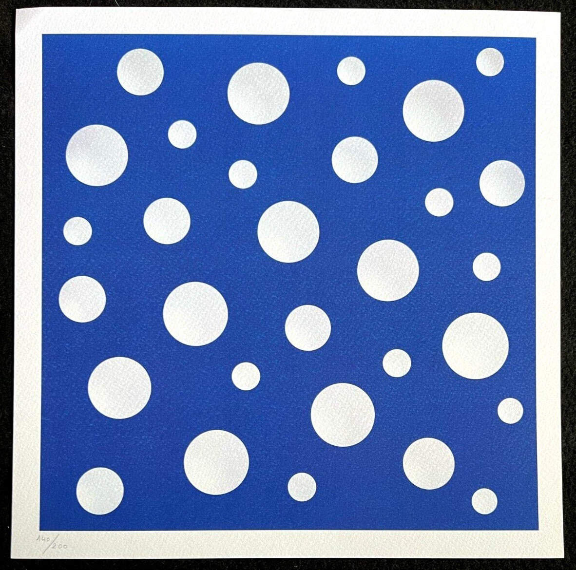 Yayoi Kusama ' Cosmo ' Lithograph Mori Art Museum Coa Numbered Hand