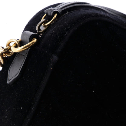 Gucci Gg Marmont Shoulder Bag Matelasse Velvet Small
