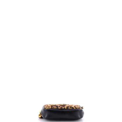 Saint Laurent Lou Camera Bag Printed Canvas And Leather Mini