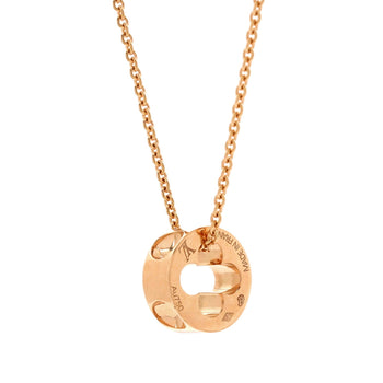 Louis Vuitton Empreinte Pendant Necklace 18K Rose Gold