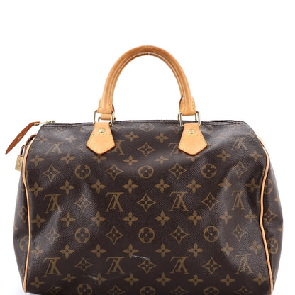Louis Vuitton Speedy Handbag Monogram Canvas 30