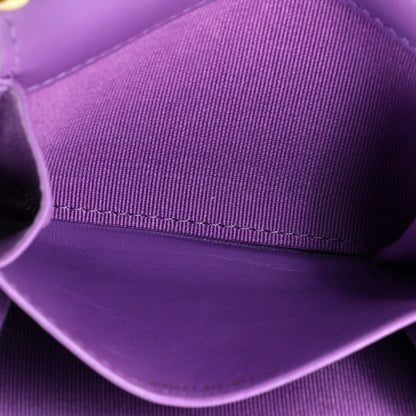 Chanel Pending Cc Card Holder On Chain Quilted Lambskin