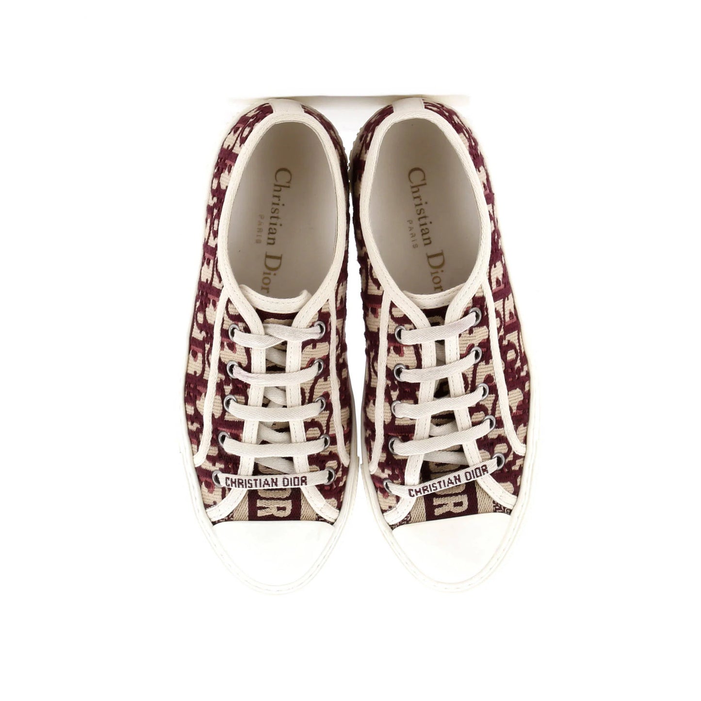 Christian Dior Women'S Walk'N'Dior Sneakers Oblique Canvas