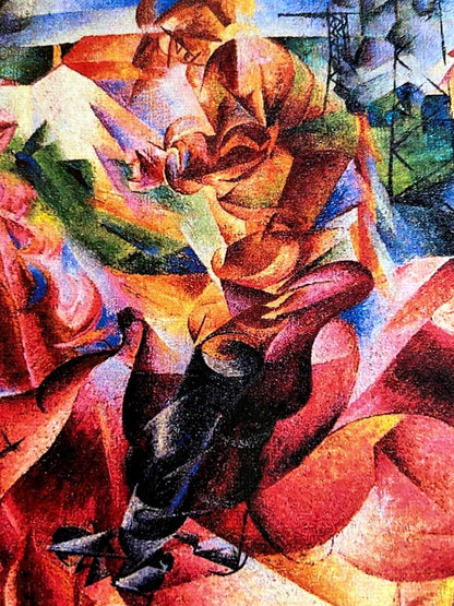 Umberto Boccioni "Futurist Knight" (Gino Severini Giacomo Balla Futurism)