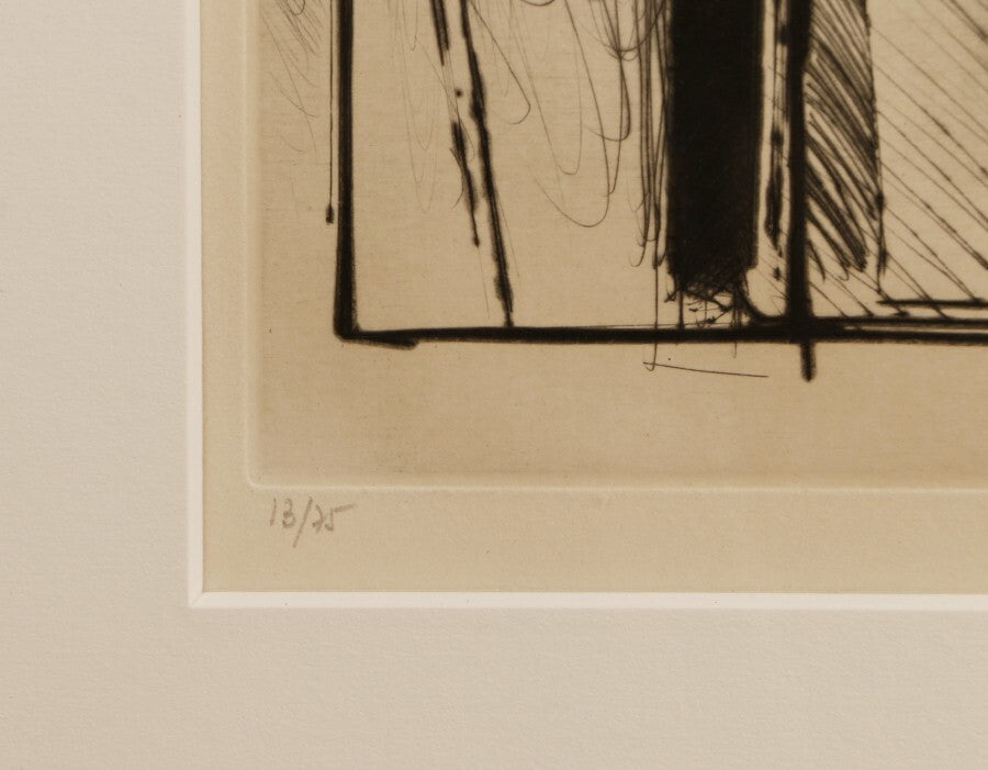 Gerard Titus Carmel (France) Original Etching Pencil Signed Numbered Framed Moma