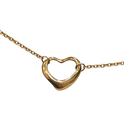 Tiffany & Co. Open Heart Necklace Yellow Gold K18Yg 750Yg