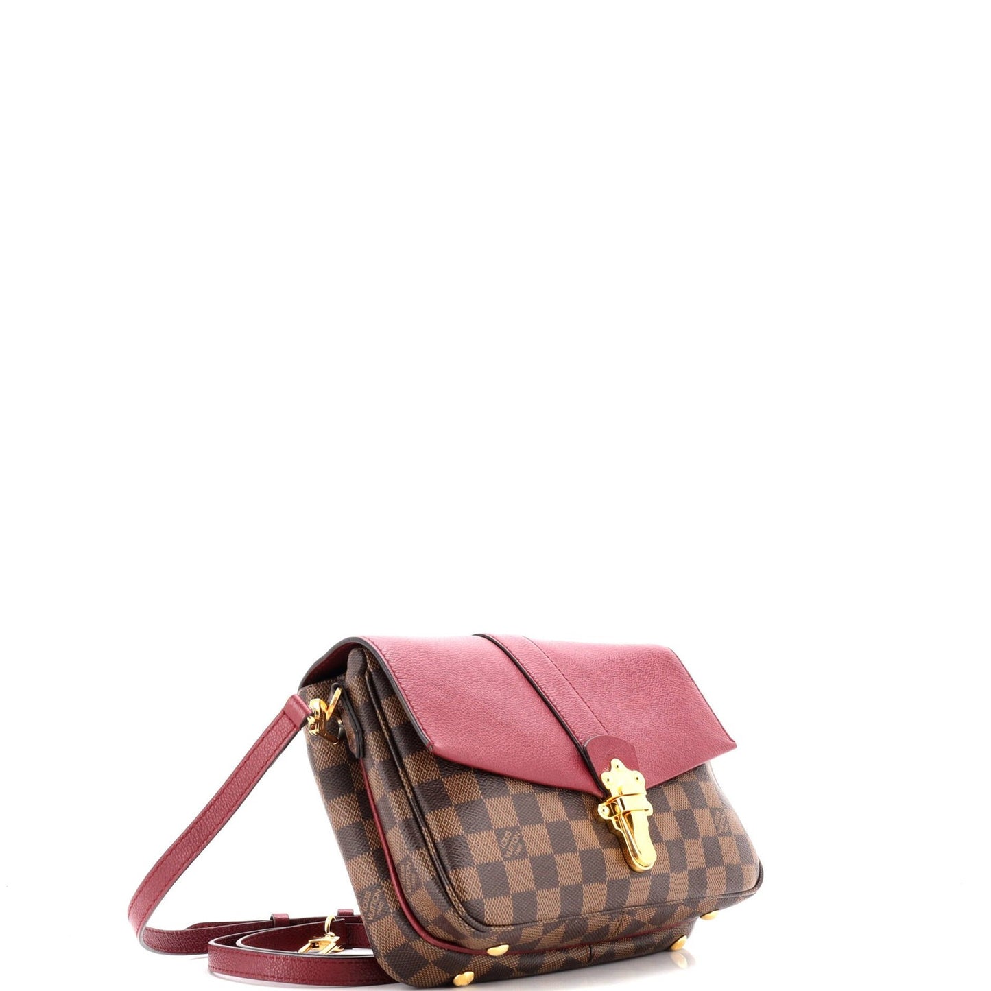 Louis Vuitton Clapton Handbag Damier And Leather Pm