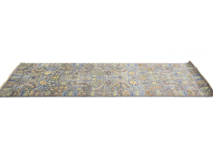 Handmade Tree Of Life Floral Runner Rug Oushak