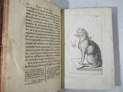 Les Chats  Moncrif  1727 First Edition  Worlds First Book On Cats  Complete