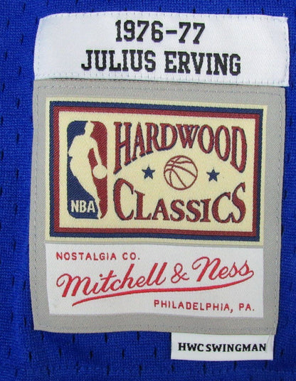 Julius Erving Hof Autographed Mitchell & Ness