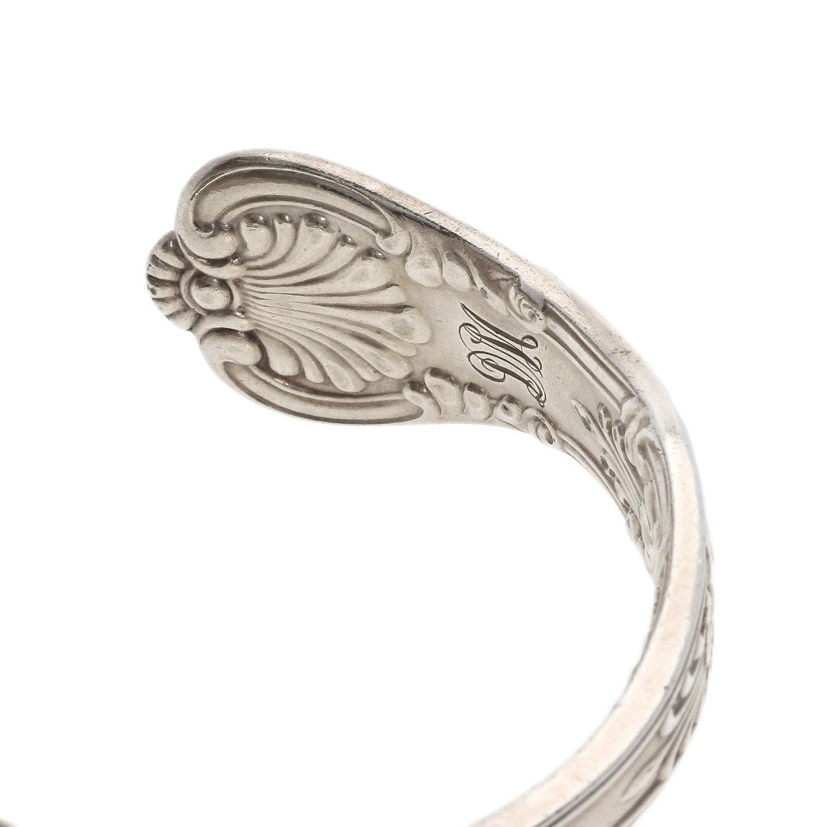 Silver TIFFANY&Co. Spoon Bangle Bracelet