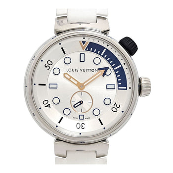Louis Vuitton Tambour Street Diver Pacific White Qa124Z