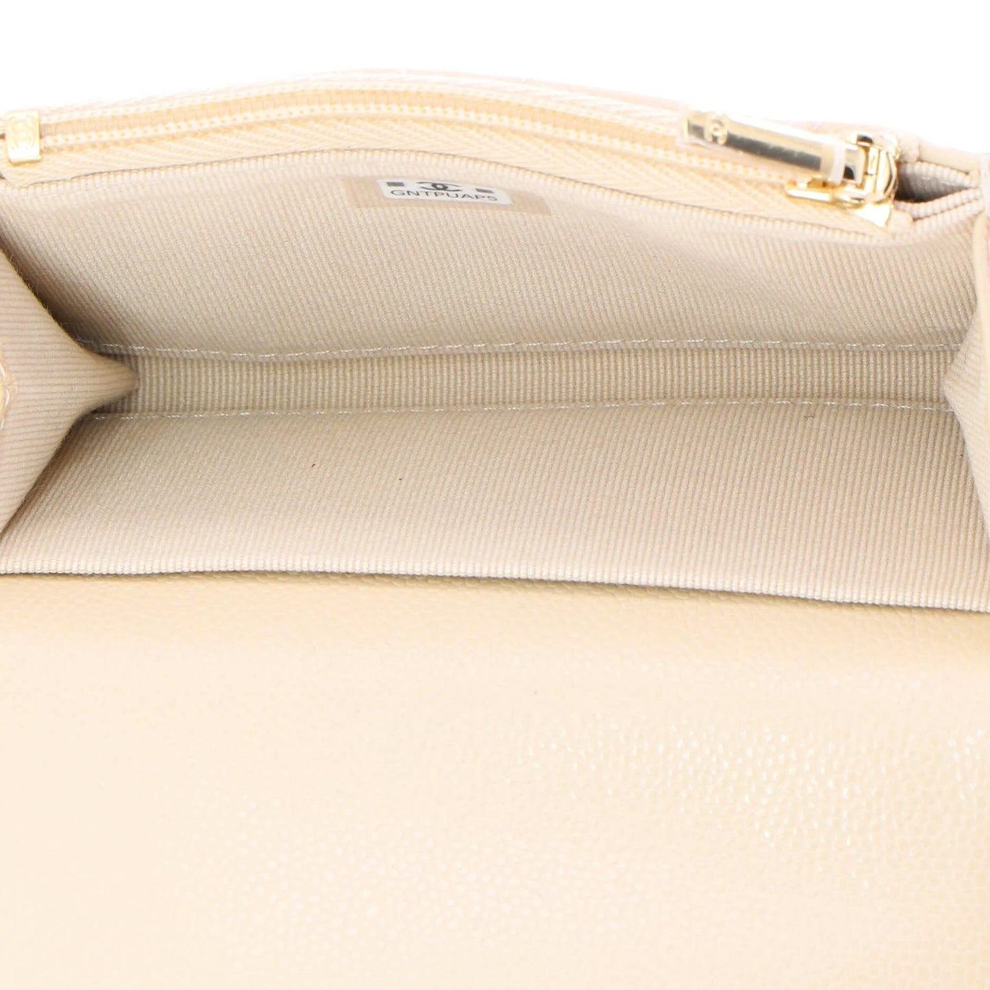 Chanel Classic Flap Card Case Quilted Caviar