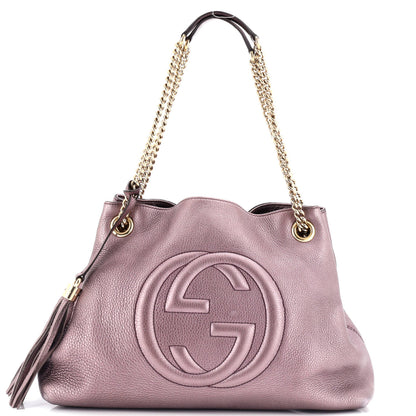 Gucci Soho Chain Strap Shoulder Bag Leather Medium