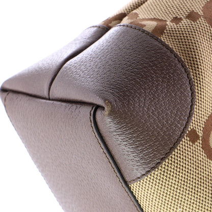 Gucci Ophidia Shopping Tote Jumbo Gg Canvas Medium