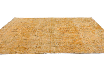 Antique Distressed Floral Vintage Oriental Rug Classic Farmhouse Carpet 6'4X9 ft