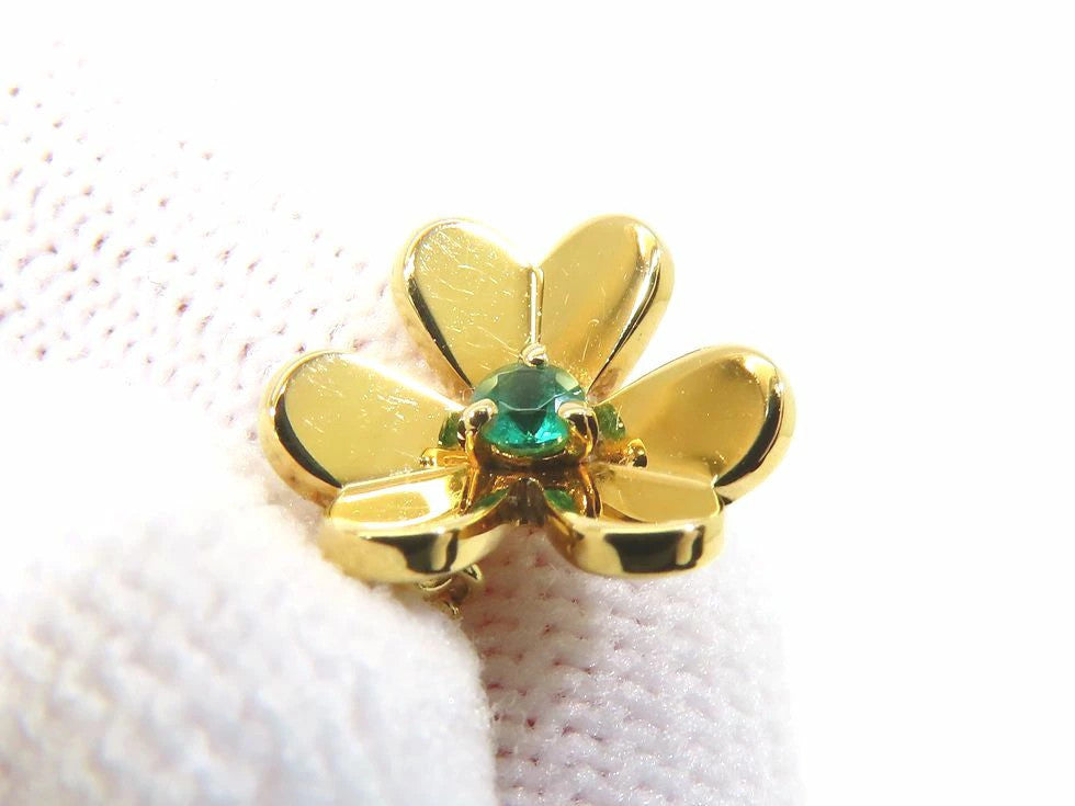 Van Cleef & Arpels Vcarp7Sb00 K18Yg 1P Emerald Frivole Pendant Mini Model