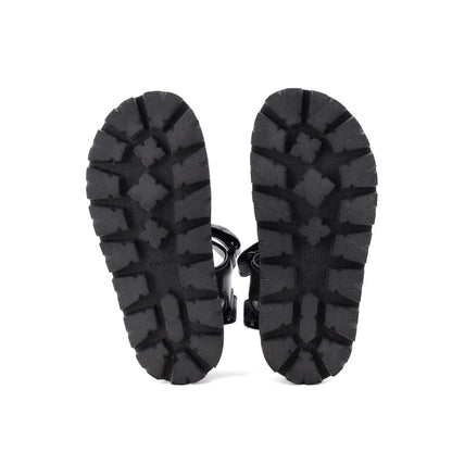 Prada Women'S Sporty Fussbett Sandals Quilted Leather