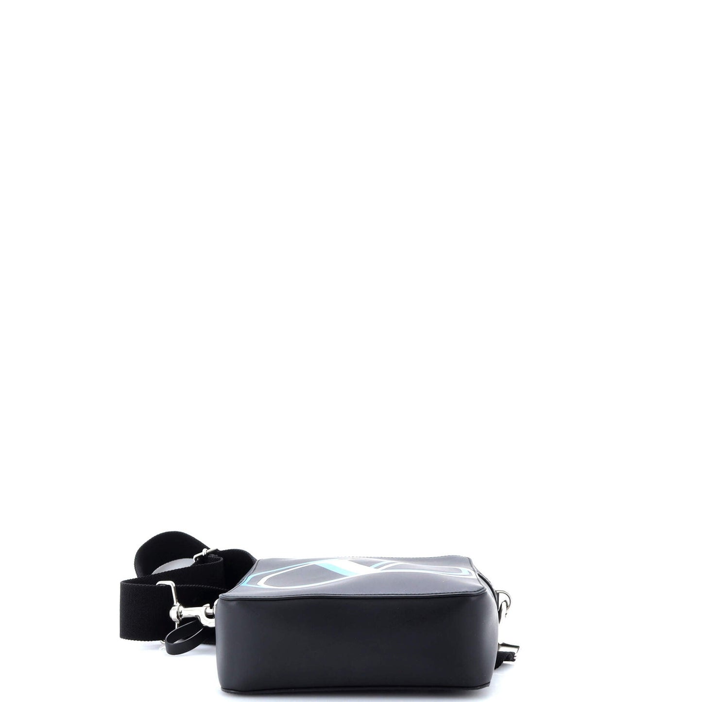 Valentino Garavani Vlogo Square Crossbody Bag Printed Leather Small