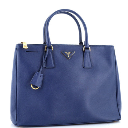 Prada Double Zip Lux Tote Saffiano Leather Large