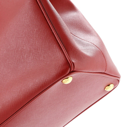 Prada Double Zip Lux Tote Saffiano Leather Large