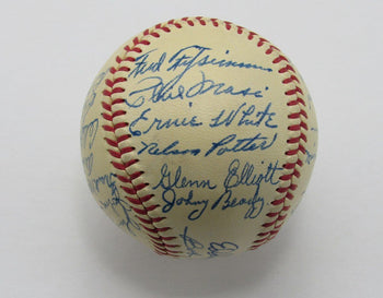 1948 Boston Braves Nl Champs Team Signed By 27