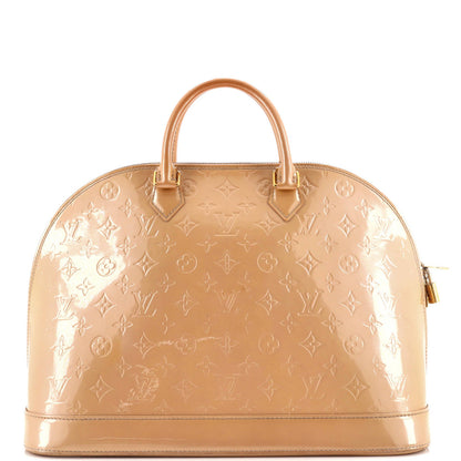 Louis Vuitton Alma Handbag Monogram Vernis Gm