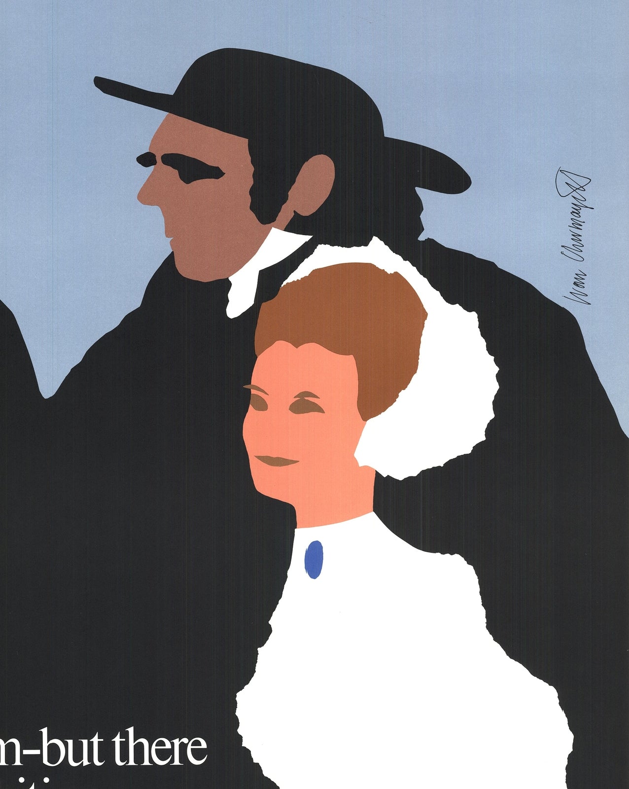 Ivan Chermayeff The Barchester Chronicles " Offset Lithograph Conte
