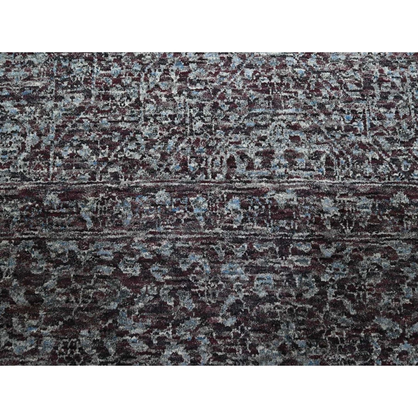 9'X12'2" Red Mamluk Design 14Th Century Influence Hand Knotted Wool Rug