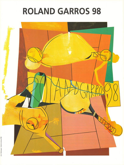 Herve Telemaque Roland Garros French Open " Poster Modernism Mu
