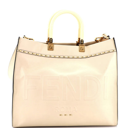 Fendi Sunshine Shopper Tote Leather Medium