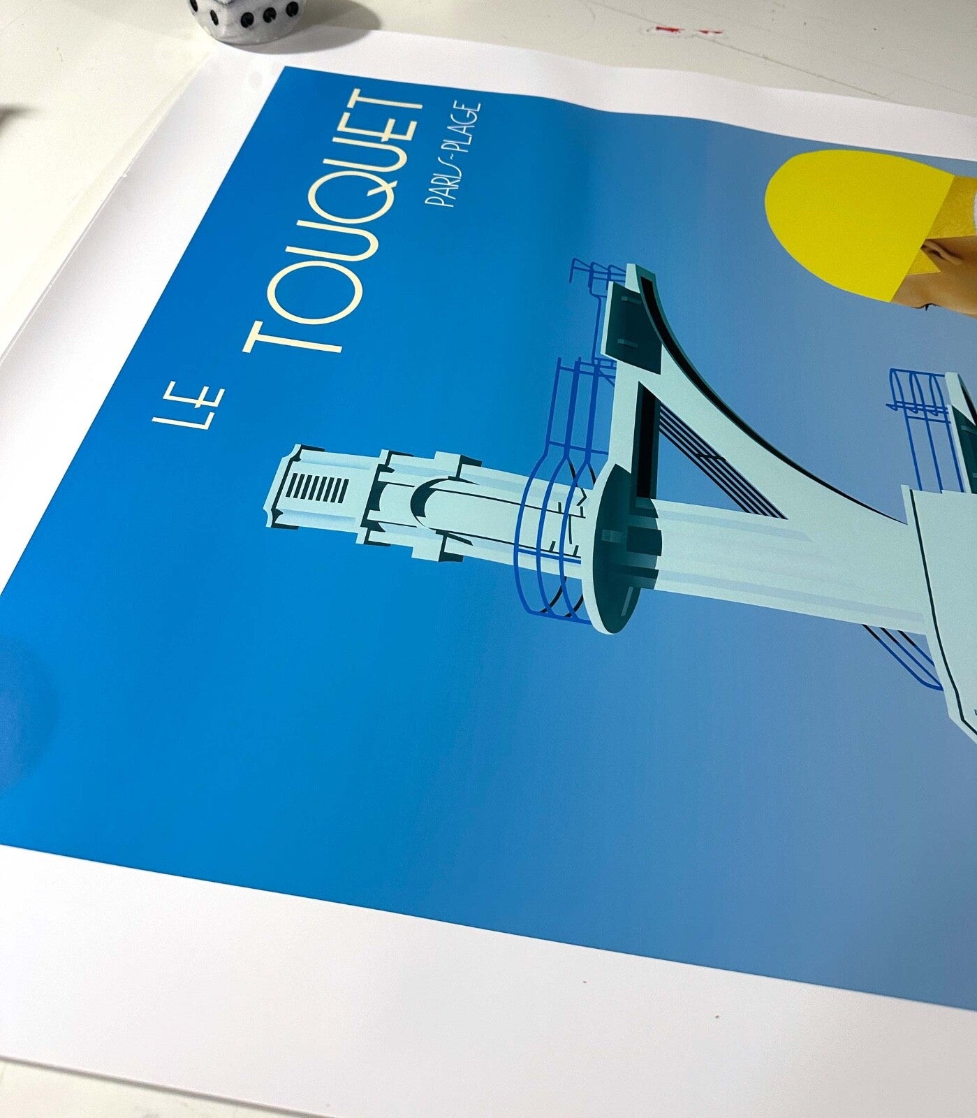 Razzia  Le Touquet Plage Paris Plage Hand Signed Original Ravel France