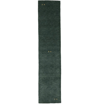 Pictorial Dark Green Tribal 3X12 Gabbeh Modern Runner Rug Kitchen Hallway Carpet