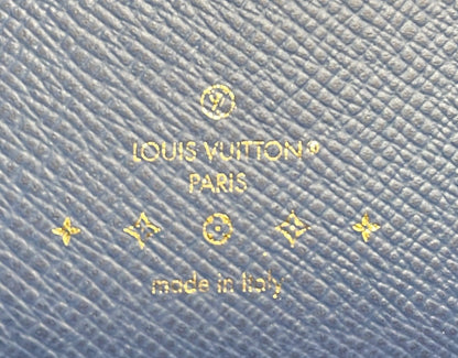 Louis Vuitton Victorine Wallet Lv Remix Monogram Denim