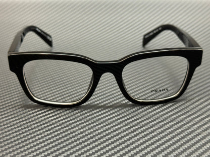 PRADA PR A10V 16K1O1 Black Men's 53 mm Eyeglasses