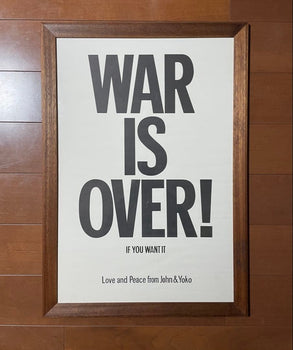 from 1969 - WAR IS OVER! Original poster - extremely rare