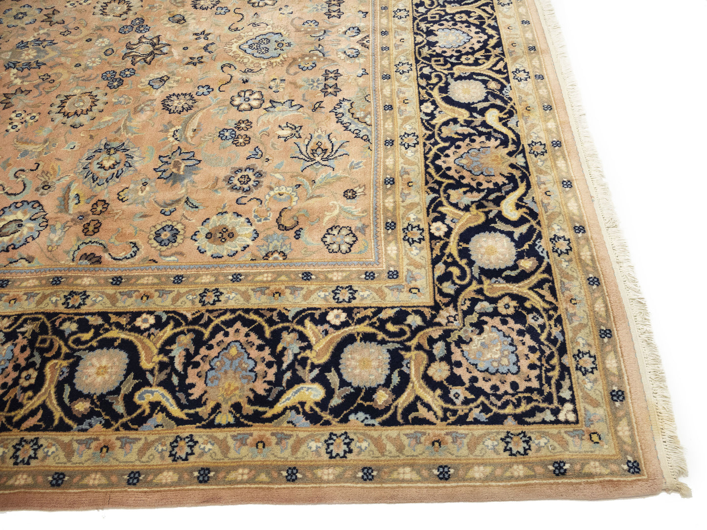 Traditional Floral Hand-Knotted Oriental Rug Wool Carpet 9X12 ft Home Decor