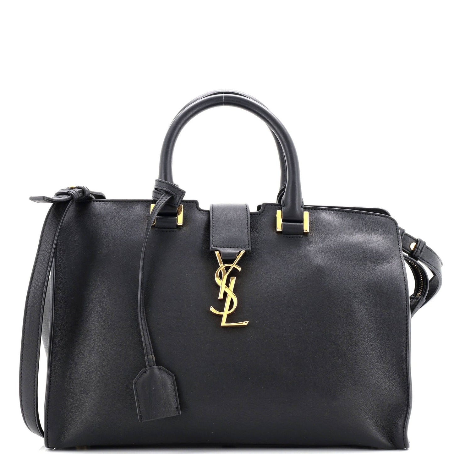 Saint Laurent Monogram Cabas Leather Small