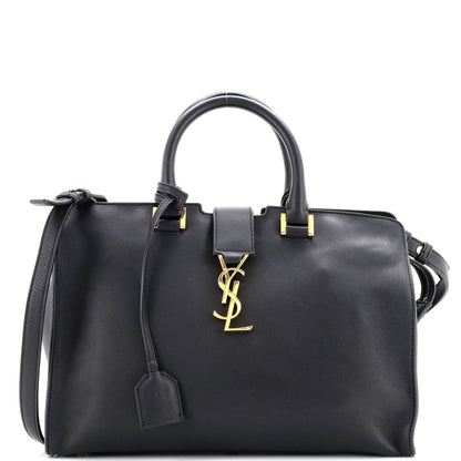 Saint Laurent Monogram Cabas Leather Small
