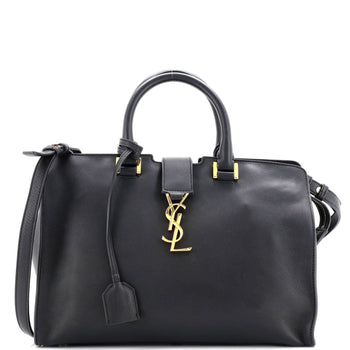 Saint Laurent Monogram Cabas Leather Small
