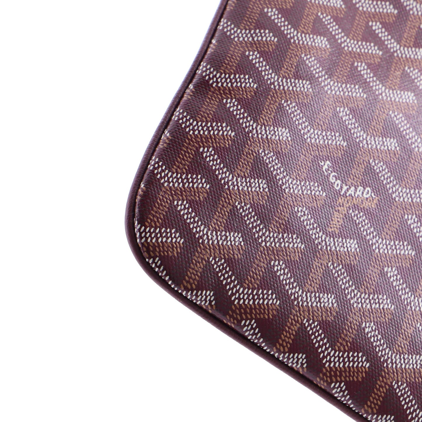 Goyard Senat Zip Pouch Coated Canvas Mm