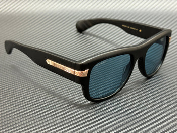 Gucci Gg1517S 002 Matte Black Blue Unisex 54 Mm Medium Sunglasses
