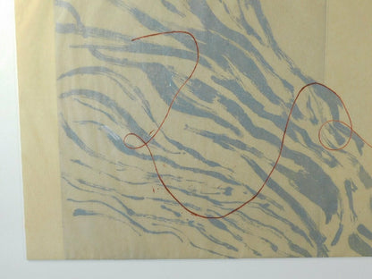 Kumi Korf Monoprint On Japanese Paper Original Art Print Signed Framed Moma