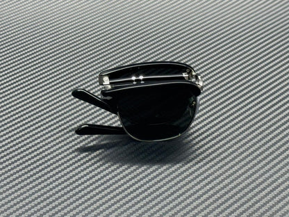 PERSOL PO3375S 95 58 Black Green Polarized Unisex 50 mm Folding Sunglasses