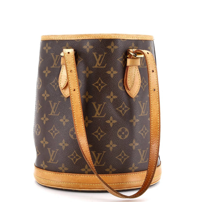 Louis Vuitton Petit Bucket Bag Monogram Canvas