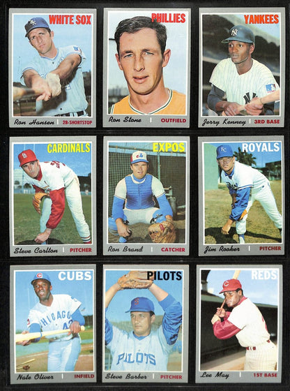 1970 Topps Baseball Card Complete Set (1-720) Seaver Munson Clemente Ryan 195326