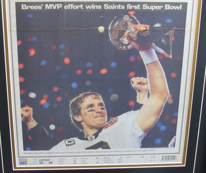 The Times Picayune Newspaper Saints Super Bowl